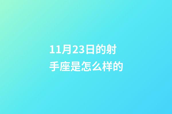 11月23日的射手座是怎么样的-第1张-星座运势-玄机派