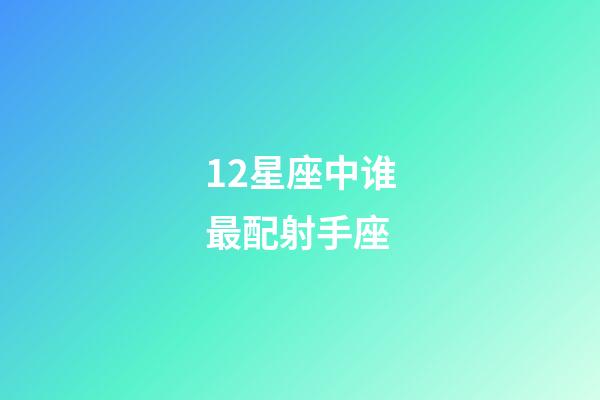 12星座中谁最配射手座-第1张-星座运势-玄机派