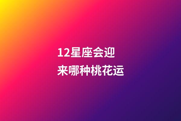12星座会迎来哪种桃花运-第1张-星座运势-玄机派