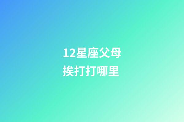 12星座父母挨打打哪里-第1张-星座运势-玄机派