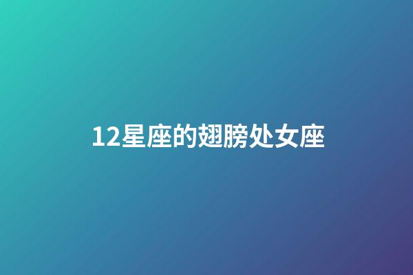 12星座的翅膀处女座-第1张-星座运势-玄机派