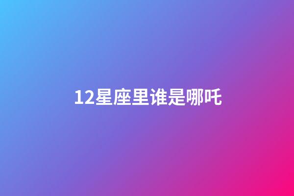 12星座里谁是哪吒-第1张-星座运势-玄机派