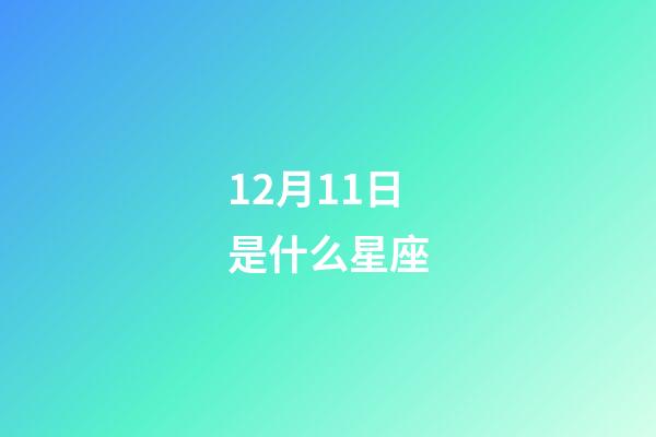 12月11日是什么星座（12月11日射手座上升星座）-第1张-星座运势-玄机派