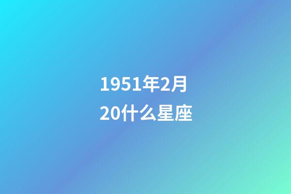 1951年2月20什么星座-第1张-星座运势-玄机派