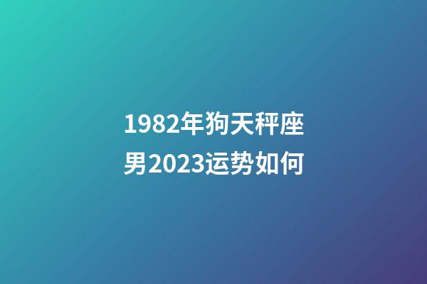 1982年狗天秤座男2023运势如何-第1张-星座运势-玄机派
