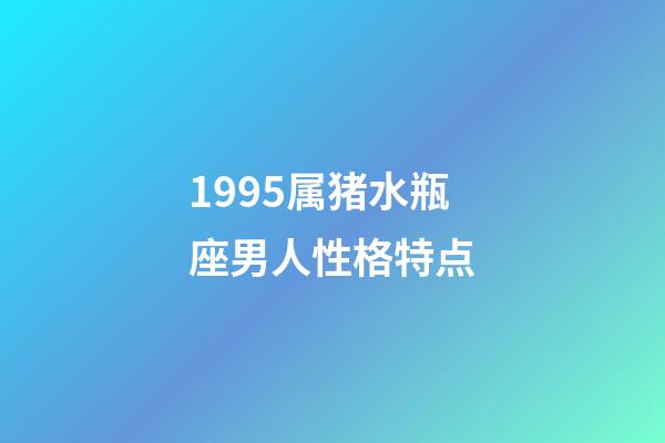 1995属猪水瓶座男人性格特点-第1张-星座运势-玄机派