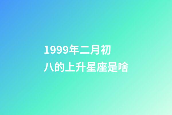 1999年二月初八的上升星座是啥-第1张-星座运势-玄机派