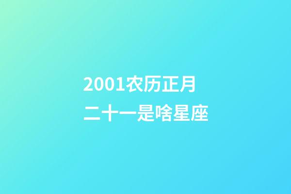 2001农历正月二十一是啥星座-第1张-星座运势-玄机派