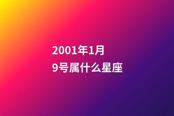 2001年1月9号属什么星座-第1张-星座运势-玄机派