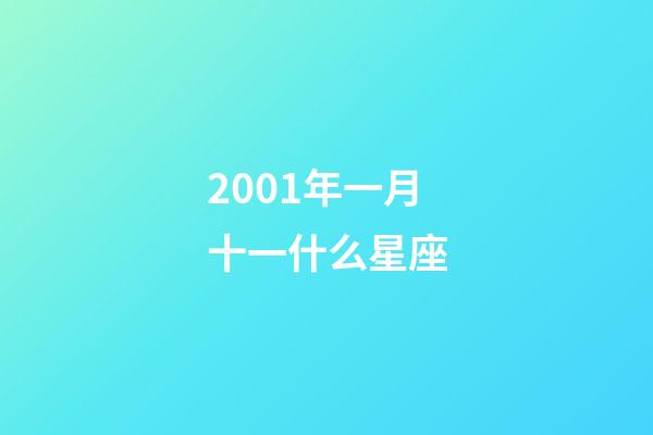 2001年一月十一什么星座-第1张-星座运势-玄机派