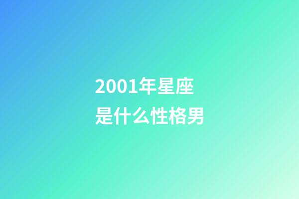 2001年星座是什么性格男-第1张-星座运势-玄机派