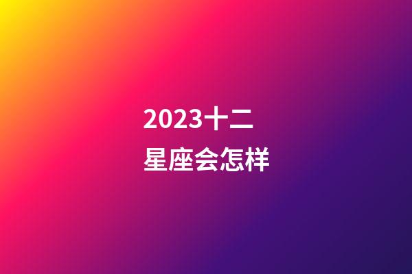 2023十二星座会怎样-第1张-星座运势-玄机派