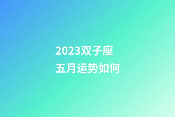 2023双子座五月运势如何-第1张-星座运势-玄机派