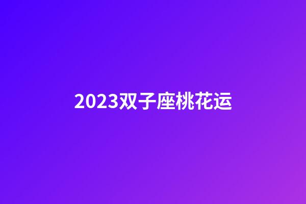 2023双子座桃花运-第1张-星座运势-玄机派