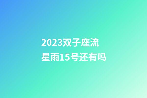 2023双子座流星雨15号还有吗-第1张-星座运势-玄机派