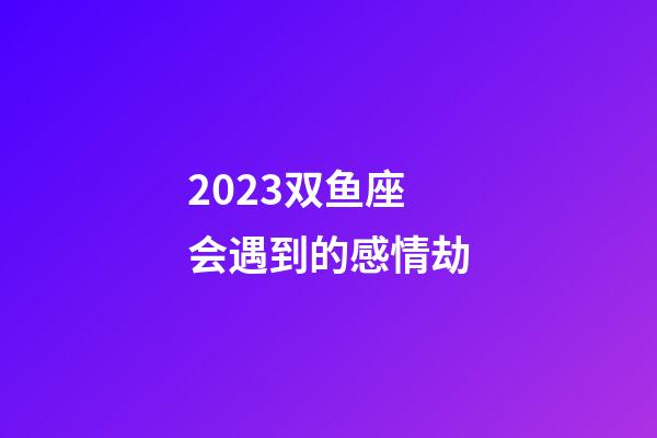 2023双鱼座会遇到的感情劫-第1张-星座运势-玄机派