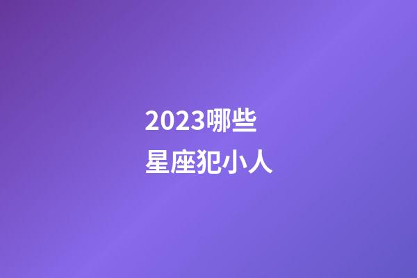 2023哪些星座犯小人-第1张-星座运势-玄机派