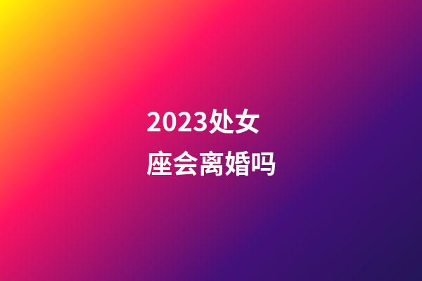 2023处女座会离婚吗-第1张-星座运势-玄机派