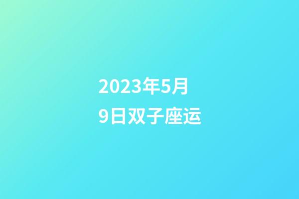 2023年5月9日双子座运-第1张-星座运势-玄机派