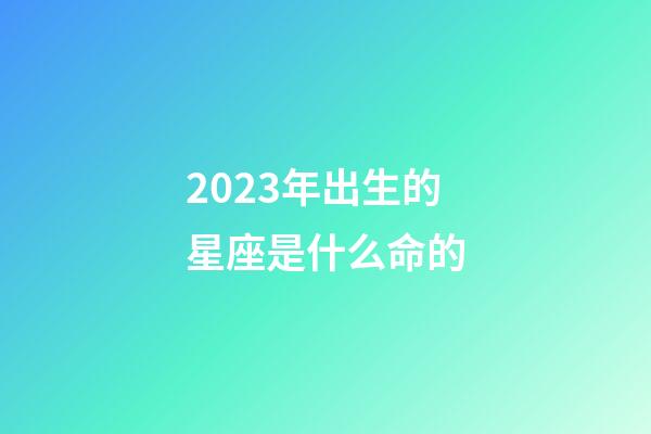 2023年出生的星座是什么命的-第1张-星座运势-玄机派