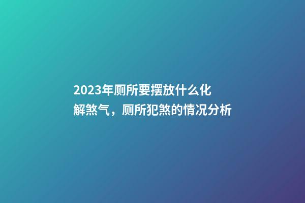 2023年厕所要摆放什么化解煞气，厕所犯煞的情况分析