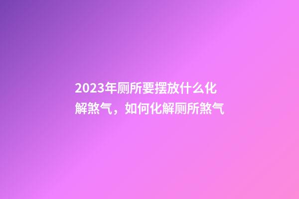 2023年厕所要摆放什么化解煞气，如何化解厕所煞气