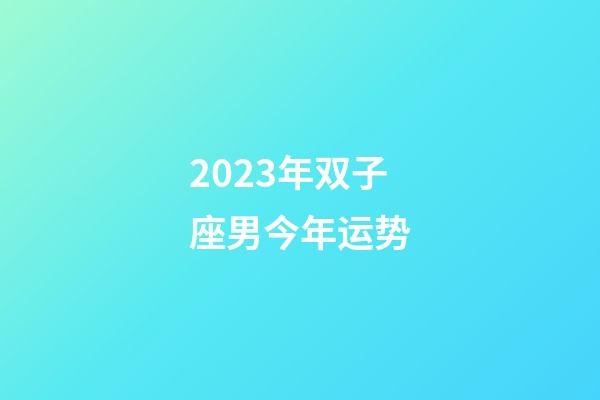 2023年双子座男今年运势-第1张-星座运势-玄机派