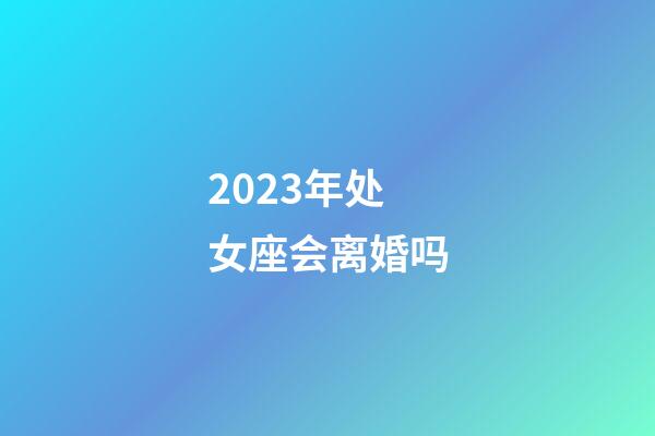 2023年处女座会离婚吗-第1张-星座运势-玄机派