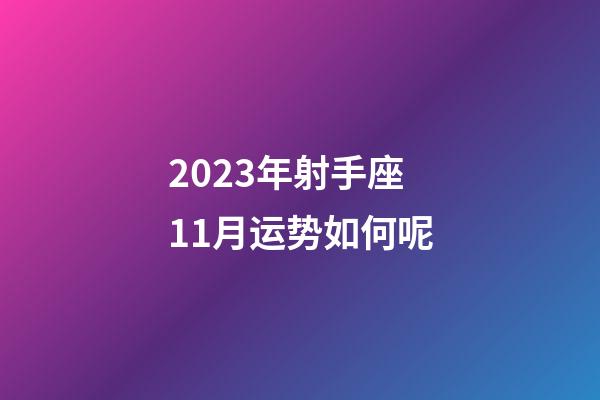 2023年射手座11月运势如何呢-第1张-星座运势-玄机派
