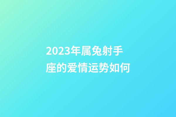 2023年属兔射手座的爱情运势如何-第1张-星座运势-玄机派