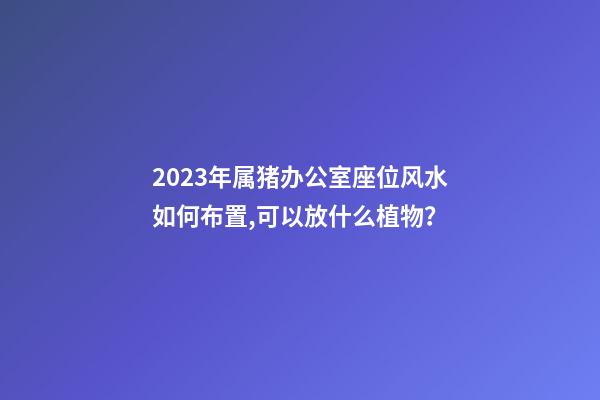 2023年属猪办公室座位风水如何布置,可以放什么植物？