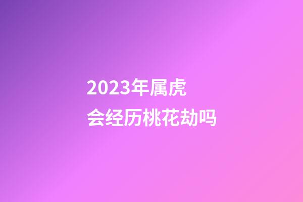 2023年属虎会经历桃花劫吗