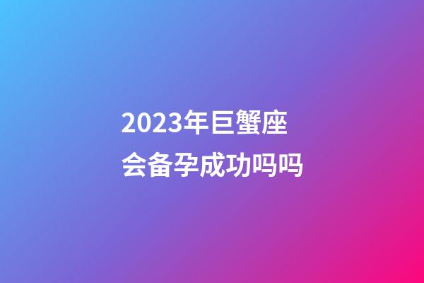 2023年巨蟹座会备孕成功吗吗-第1张-星座运势-玄机派