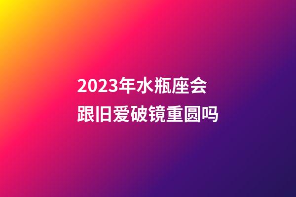 2023年水瓶座会跟旧爱破镜重圆吗-第1张-星座运势-玄机派