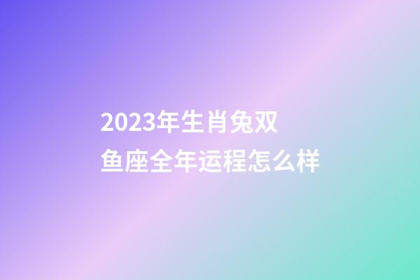 2023年生肖兔双鱼座全年运程怎么样-第1张-星座运势-玄机派