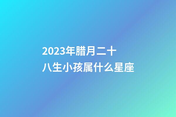 2023年腊月二十八生小孩属什么星座-第1张-星座运势-玄机派