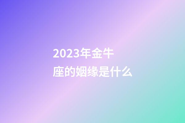 2023年金牛座的姻缘是什么-第1张-星座运势-玄机派