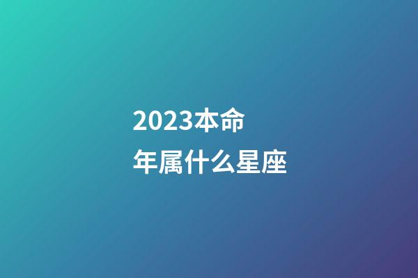 2023本命年属什么星座-第1张-星座运势-玄机派