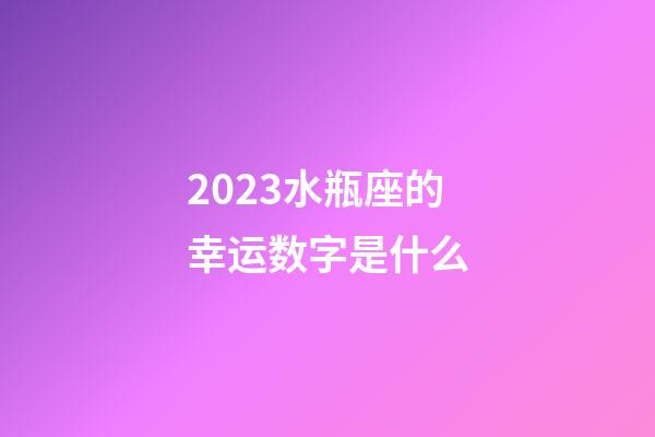 2023水瓶座的幸运数字是什么-第1张-星座运势-玄机派