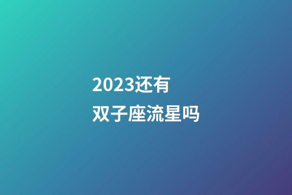 2023还有双子座流星吗-第1张-星座运势-玄机派
