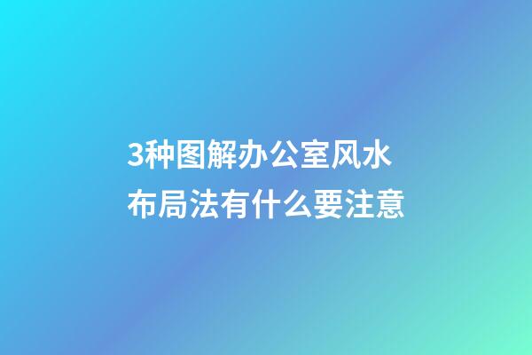 3种图解办公室风水布局法有什么要注意