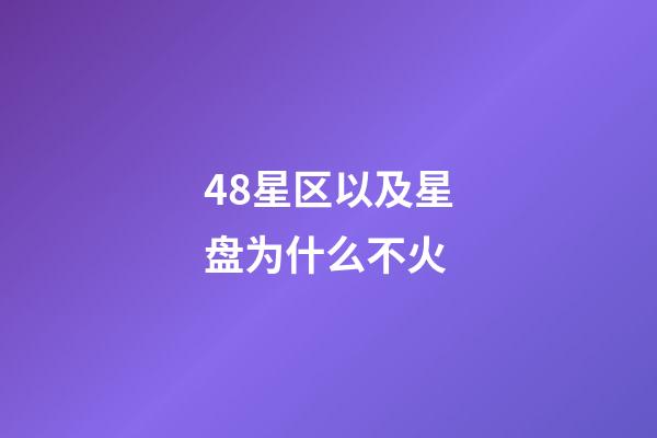 48星区以及星盘为什么不火-第1张-星座运势-玄机派