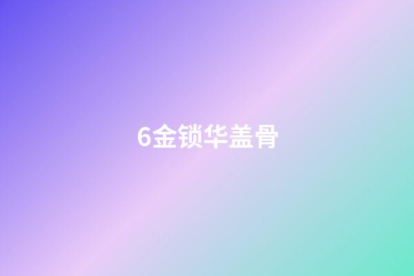 6.金锁华盖骨