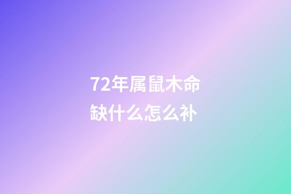 72年属鼠木命缺什么怎么补(开运的十二生肖美食)-第1张-观点-玄机派