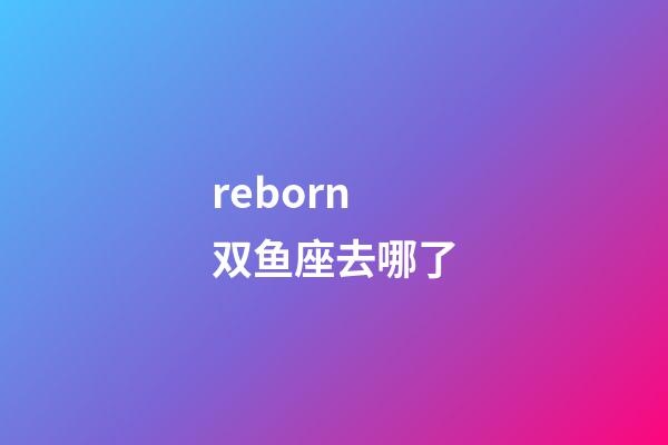 reborn双鱼座去哪了-第1张-星座运势-玄机派