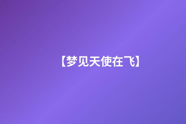 【梦见天使在飞】