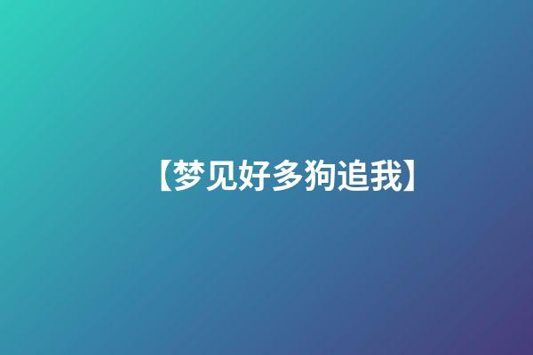 【梦见好多狗追我】