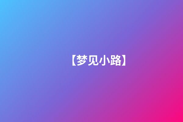 【梦见小路】