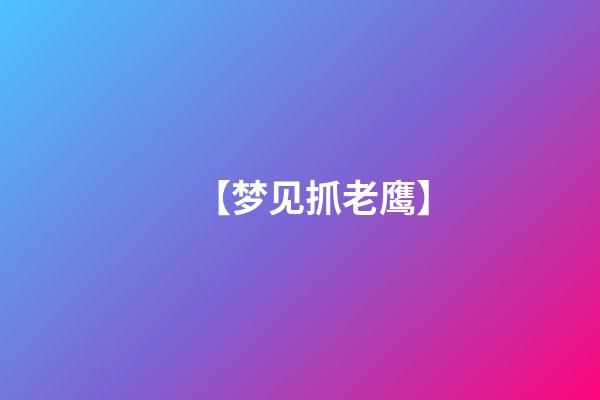 【梦见抓老鹰】