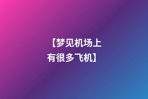 【梦见机场上有很多飞机】